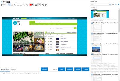 Wikia - Flamory bookmarks and screenshots