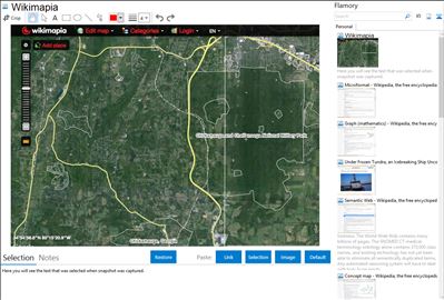 Wikimapia - Flamory bookmarks and screenshots