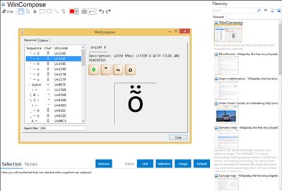 WinCompose - Flamory bookmarks and screenshots