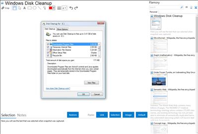 Windows Disk Cleanup - Flamory bookmarks and screenshots