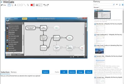 WinGate - Flamory bookmarks and screenshots