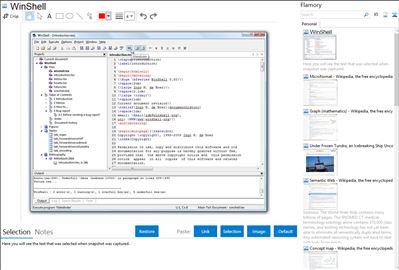 WinShell - Flamory bookmarks and screenshots
