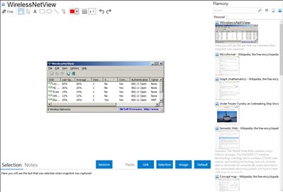 WirelessNetView - Flamory bookmarks and screenshots