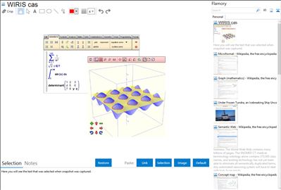 WIRIS cas - Flamory bookmarks and screenshots