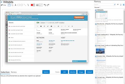 Witsbits - Flamory bookmarks and screenshots