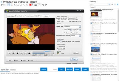 WonderFox Video to Picture - Flamory bookmarks and screenshots