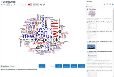 WordCram - Flamory bookmarks and screenshots