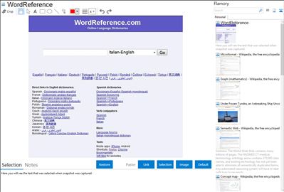 WordReference - Flamory bookmarks and screenshots