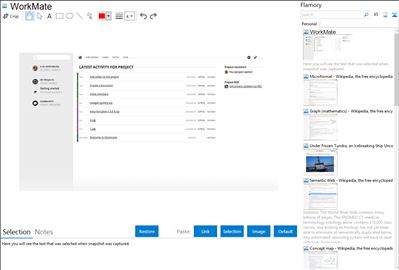 WorkMate - Flamory bookmarks and screenshots