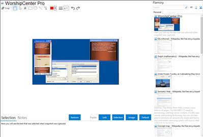 WorshipCenter Pro - Flamory bookmarks and screenshots