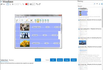 WowBase - Flamory bookmarks and screenshots