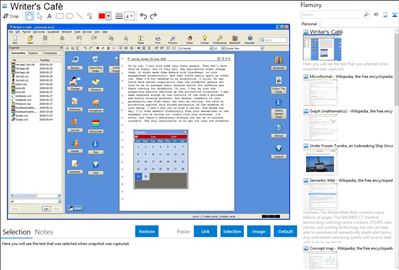 Writer's Cafè - Flamory bookmarks and screenshots
