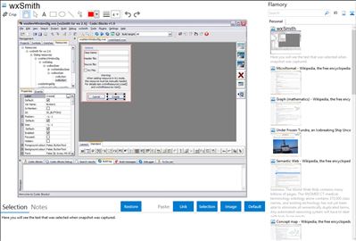 wxSmith - Flamory bookmarks and screenshots