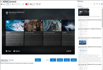 XBMCtorrent - Flamory bookmarks and screenshots