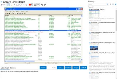 Xenu's Link Sleuth - Flamory bookmarks and screenshots