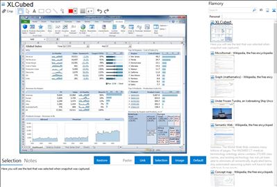 XLCubed - Flamory bookmarks and screenshots
