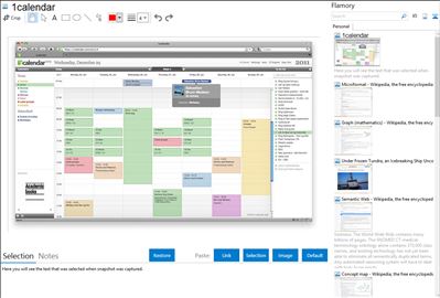1calendar - Flamory bookmarks and screenshots
