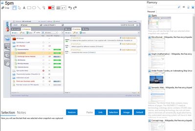 5pm - Flamory bookmarks and screenshots