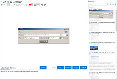 7z SFX-Creator - Flamory bookmarks and screenshots