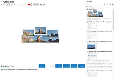 AcroPano - Flamory bookmarks and screenshots