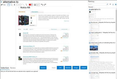 alternative.to - Flamory bookmarks and screenshots