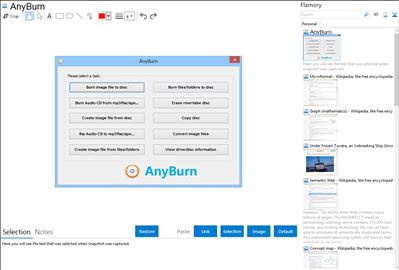 AnyBurn - Flamory bookmarks and screenshots