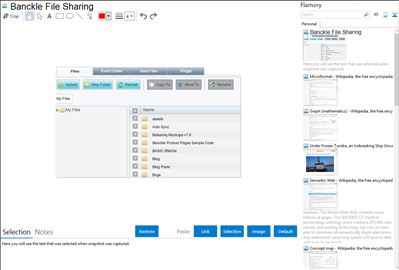 Banckle File Sharing - Flamory bookmarks and screenshots
