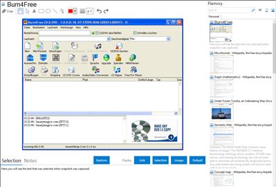Burn4Free - Flamory bookmarks and screenshots