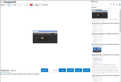 Cacaoweb - Flamory bookmarks and screenshots