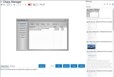 Chaos Manager - Flamory bookmarks and screenshots