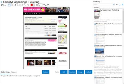 CharityHappenings Ticketing - Flamory bookmarks and screenshots