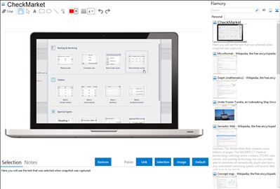 CheckMarket - Flamory bookmarks and screenshots