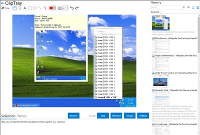 ClipTray - Flamory bookmarks and screenshots