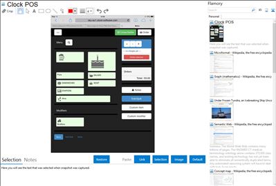 Clock POS - Flamory bookmarks and screenshots