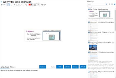 Co:Writer Don Johnston - Flamory bookmarks and screenshots