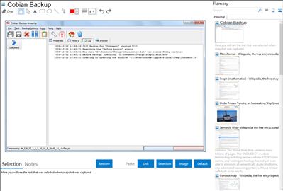 Cobian Backup - Flamory bookmarks and screenshots