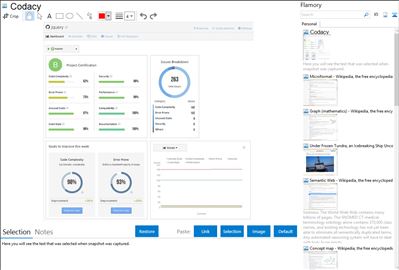 Codacy - Flamory bookmarks and screenshots