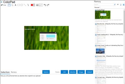 ColorPad - Flamory bookmarks and screenshots