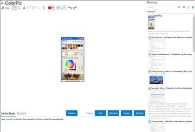 ColorPic - Flamory bookmarks and screenshots