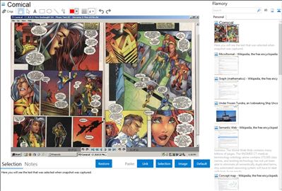 Comical - Flamory bookmarks and screenshots