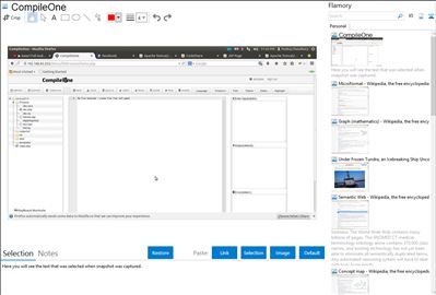 CompileOne - Flamory bookmarks and screenshots