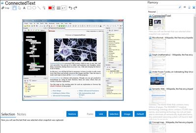 ConnectedText - Flamory bookmarks and screenshots