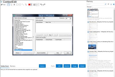 ContextEdit - Flamory bookmarks and screenshots