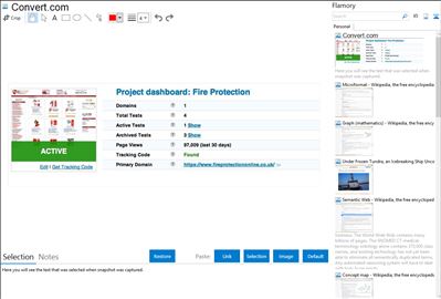 Convert.com - Flamory bookmarks and screenshots
