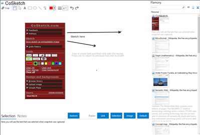 CoSketch - Flamory bookmarks and screenshots
