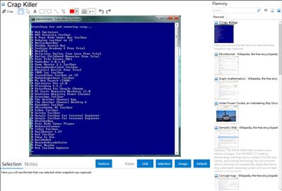 Crap Killer - Flamory bookmarks and screenshots