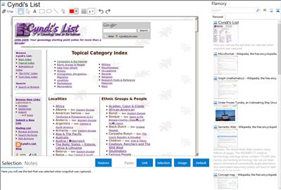 Cyndi's List - Flamory bookmarks and screenshots