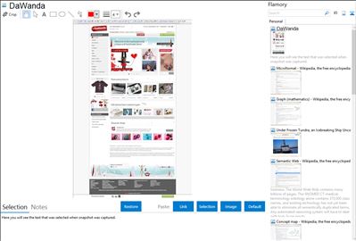 DaWanda - Flamory bookmarks and screenshots