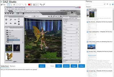 DAZ Studio - Flamory bookmarks and screenshots