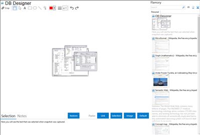 DB Designer - Flamory bookmarks and screenshots
